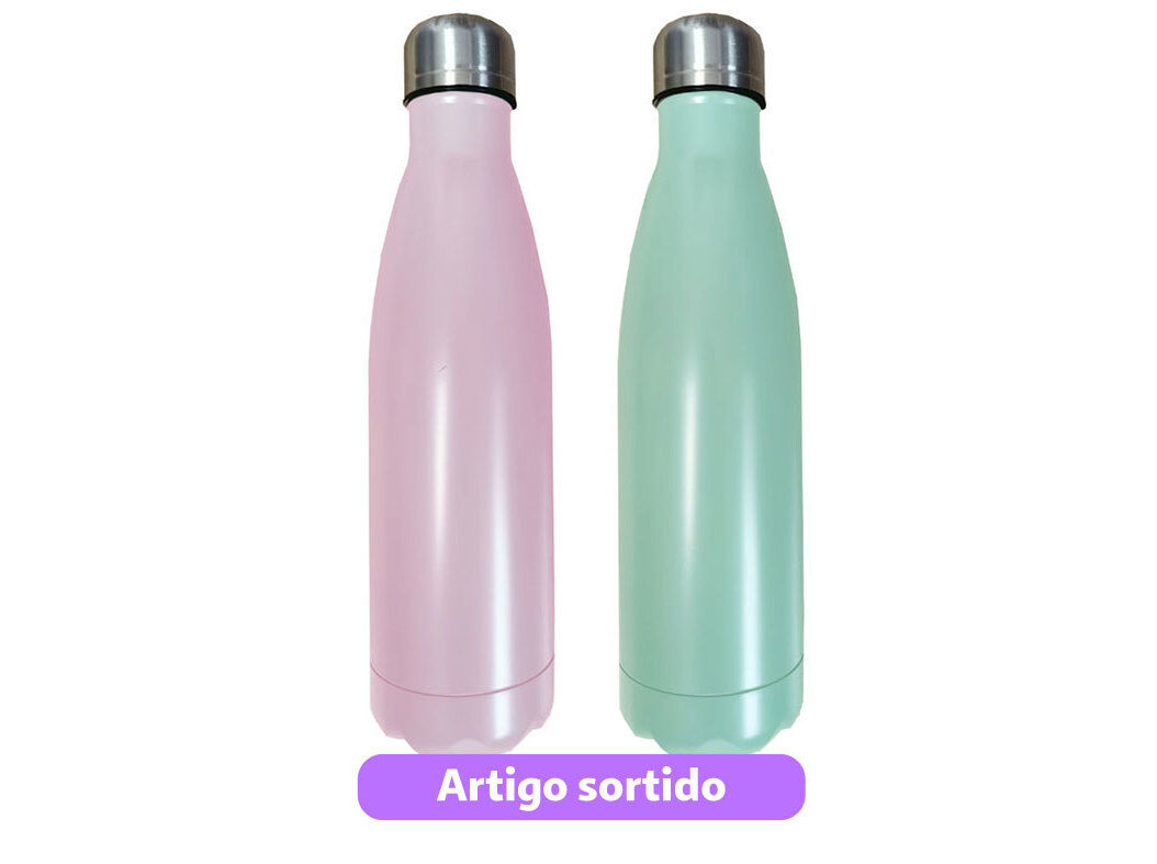 GARRAFA T&Eacute;RMICA ACTUEL INOX 0.5L CORES SORTIDAS image number 0