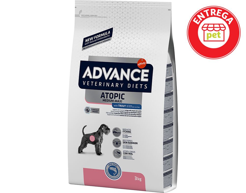 RA&Ccedil;&Atilde;O VETERIN&Aacute;RIA C&Atilde;O ADVANCE ATOPIC TRUTA 3KG image number 1