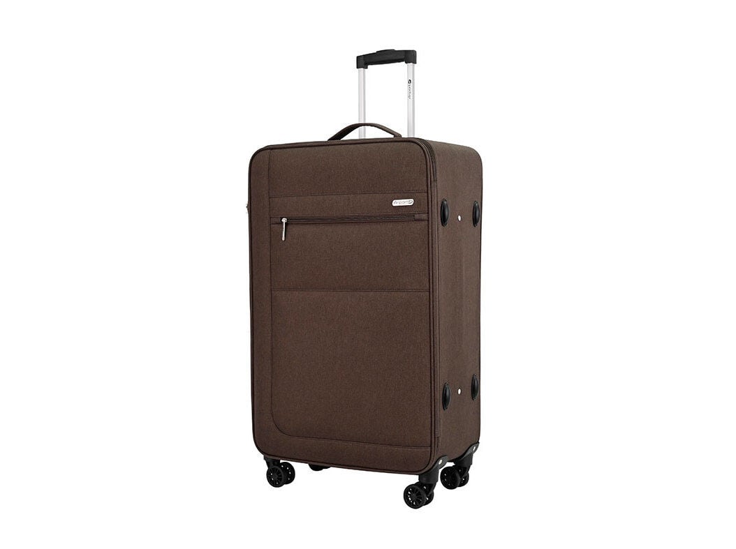 MALA DE VIAGEM GRANDE FLEX&Iacute;VEL AIRPORT CASTANHO 8 RODAS 75X45X25CM image number 0