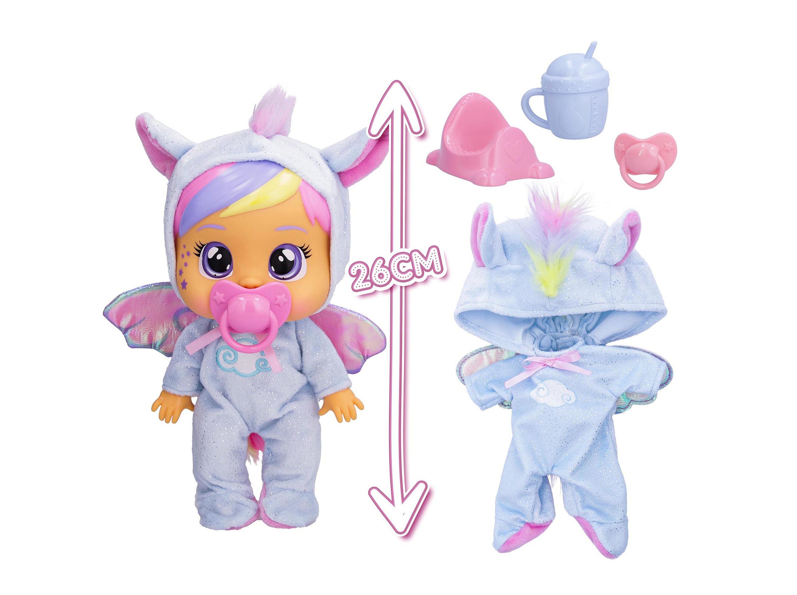 BONECA LOVING CARE CRY BABIES MODELOS SORTIDOS image number 2