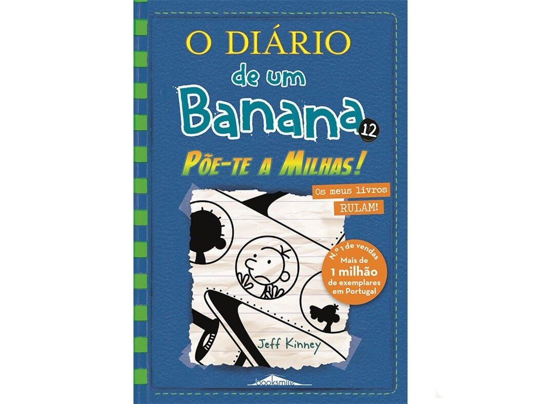 LIVRO O DI&Aacute;RIO DE UM BANANA 12 P&Otilde;E - TE A MILHAS! - JEFF KINNEY image number 0