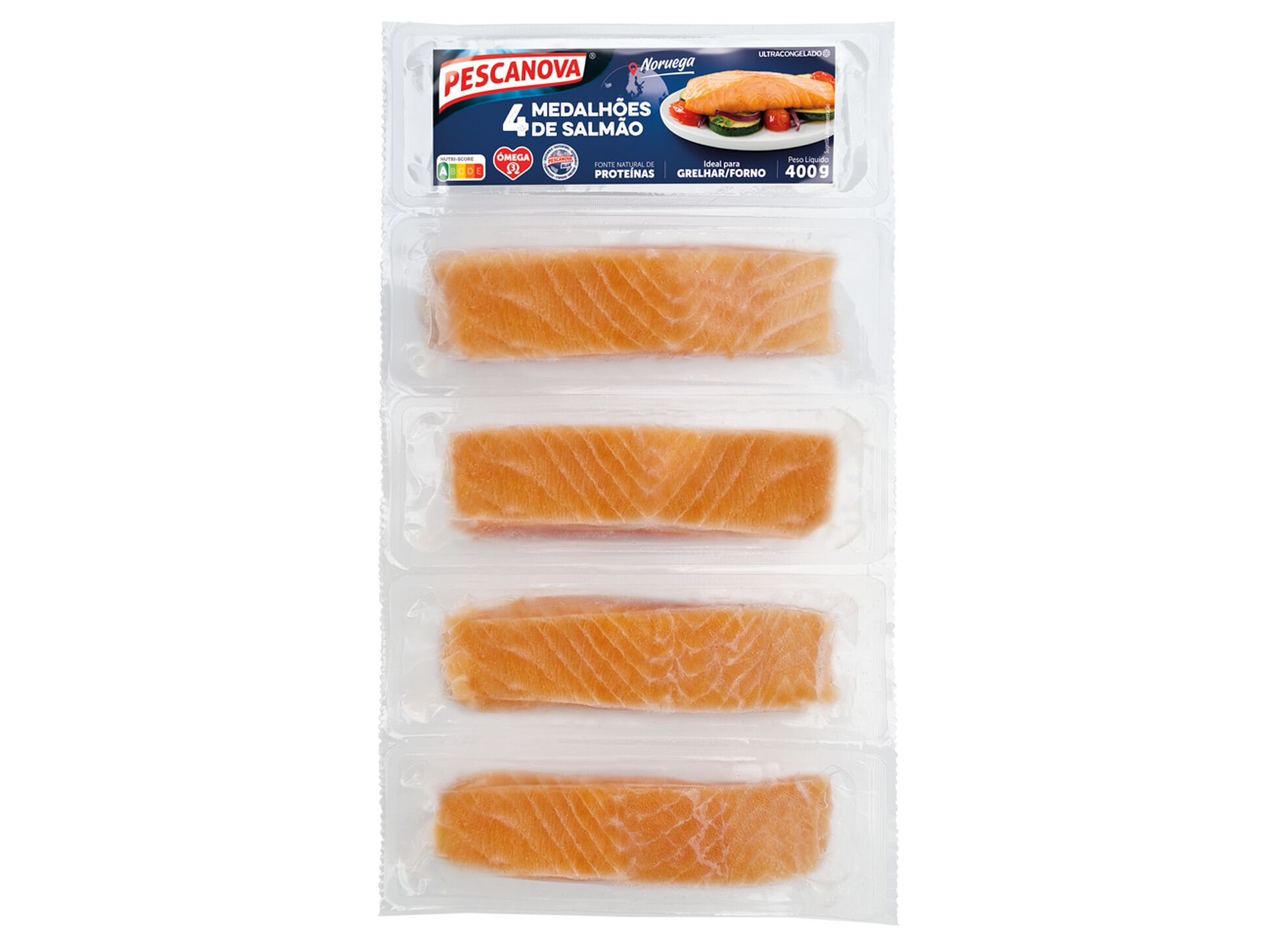 MEDALH&Otilde;ES PESCANOVA SALM&Atilde;O 400G image number 1