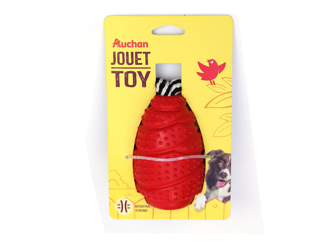 LAN&Ccedil;ADOR COM BOLA AUCHAN VERMELHO 10.9CM image number 0