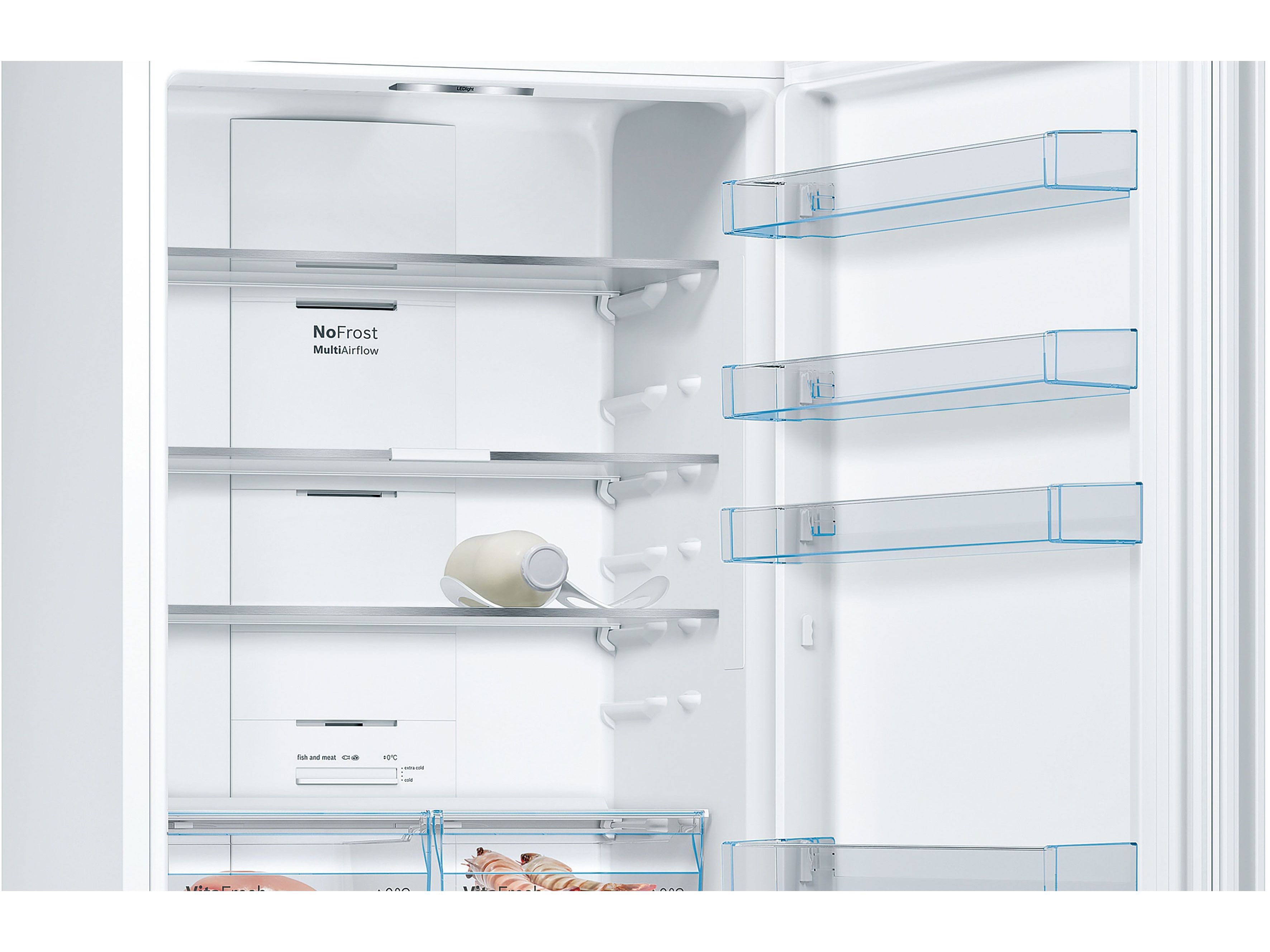 FRIGOR&Iacute;FICO COMBINADO BOSCH KGN493WDA (NO FROST D 203CM 438L BRANCO) image number 3