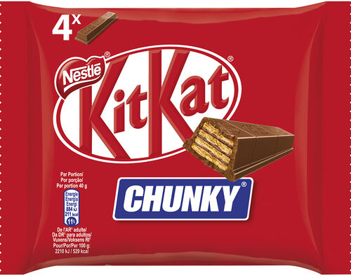 CHOCOLATE KIT KAT CHUNKY MULTIPACK 4X40G image number 0