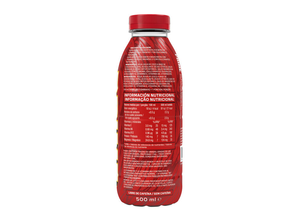 BEBIDA PRIME BENFICA 0.5L image number 1