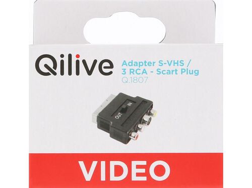 ADAPTADOR SCART QILIVE Q.1807 G4217937 S-VIDEO IN-OUT image number 1