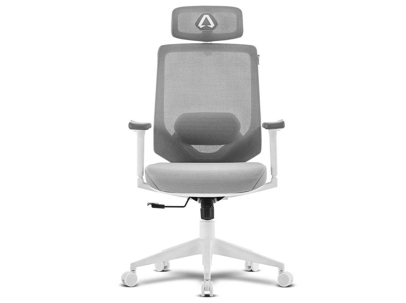 CADEIRA DE ESCRIT&Oacute;RIO ERGON&Oacute;MICA ALPHA GAMER STELLA BRANCA/CINZA image number 1