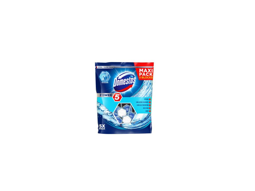 BLOCO SANIT&Aacute;RIO DOMESTOS POWER 5 OCEAN 5UN image number 0