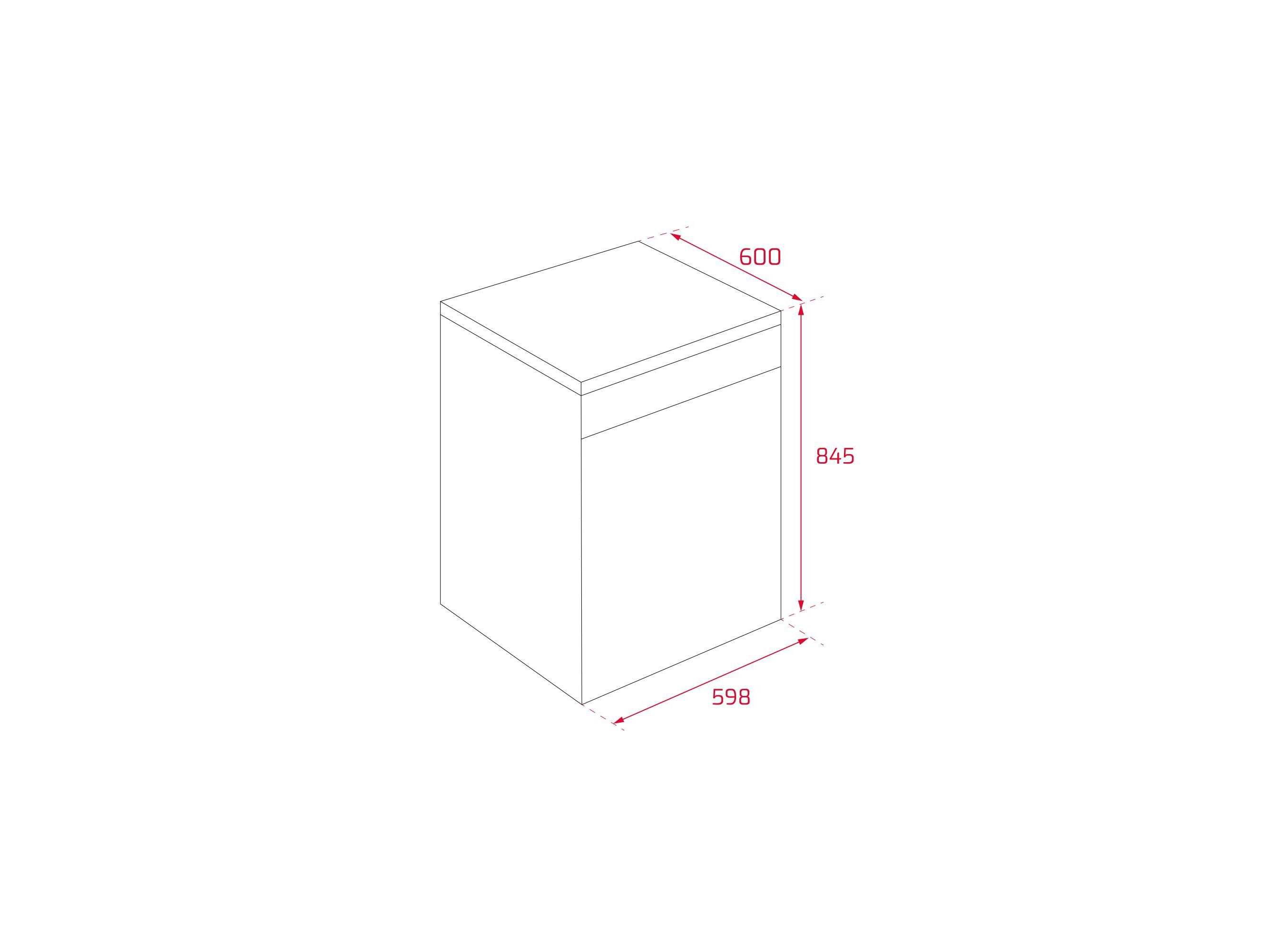 MAQUINA DE LAVAR LOI&Ccedil;A TEKA DFS 46710 WH BRANCO 14 CONJUNTOS E image number 3