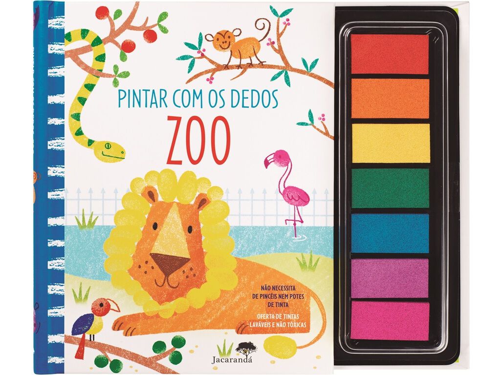 LIVRO ZOO-PINTAR DEDOS image number 1