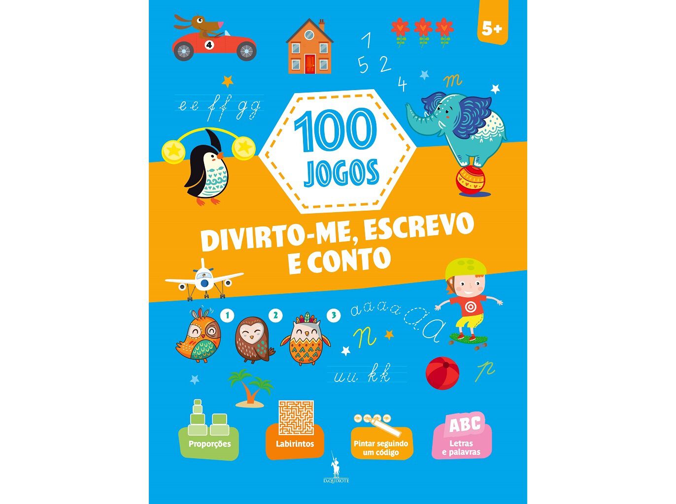LIVRO 100 JOGOS - DIVIRTO-ME ESCREVO E CONTO (5+ ANOS) image number 0