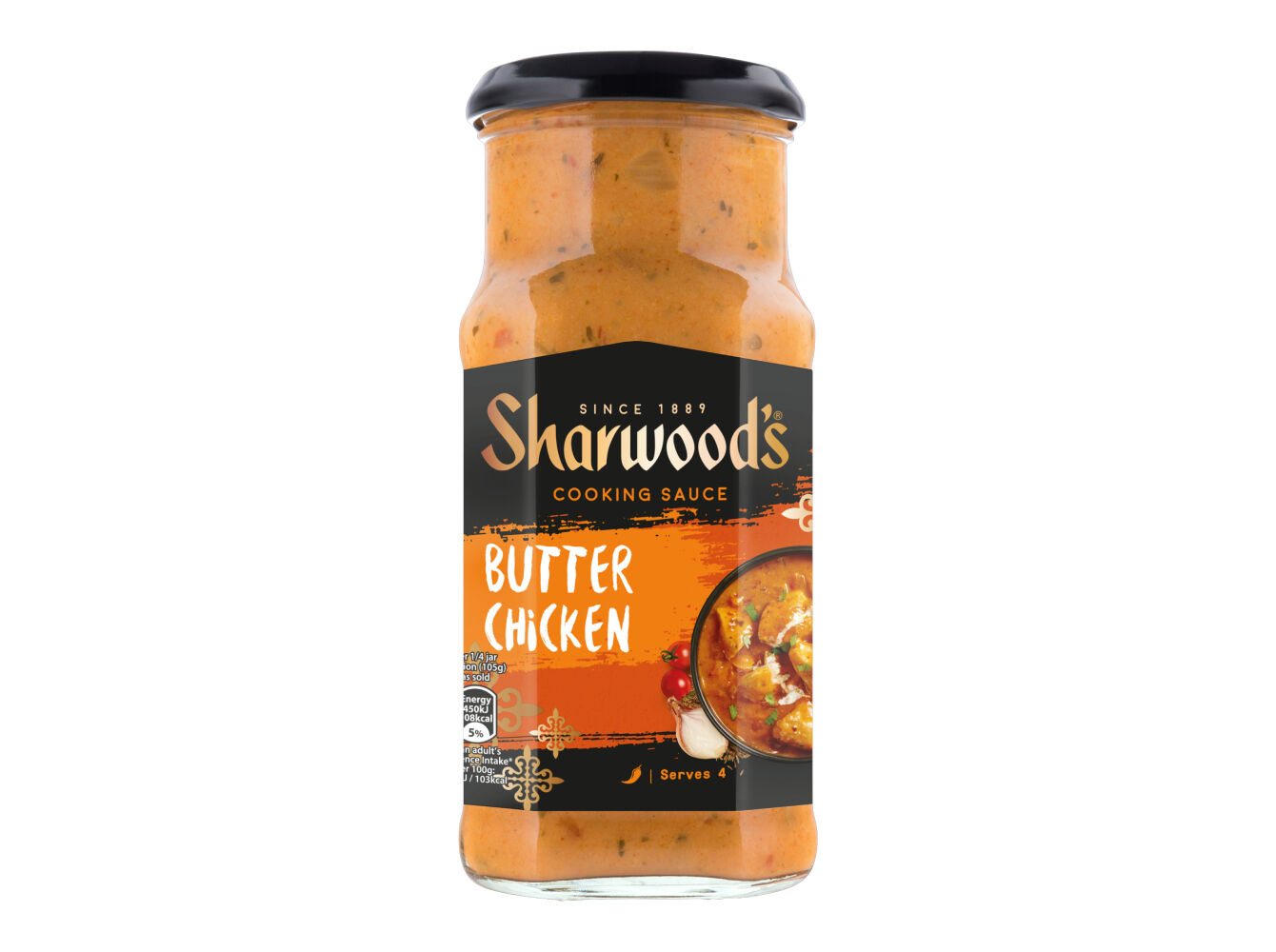 MOLHO SHARWOOD'S BUTTER CHICKEN 420G image number 0