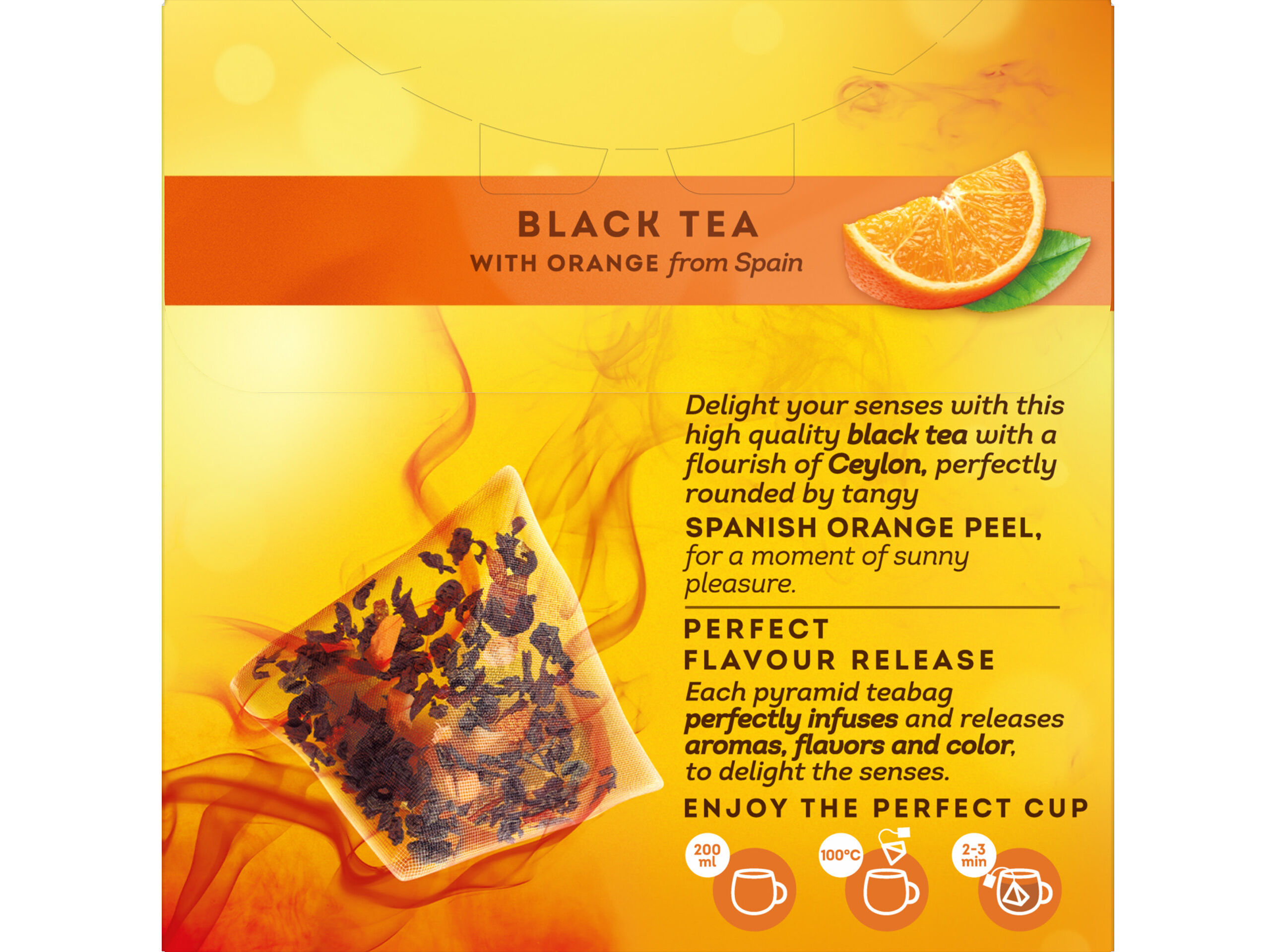 CH&Aacute; PRETO LIPTON LARANJA 20 SAQ image number 2