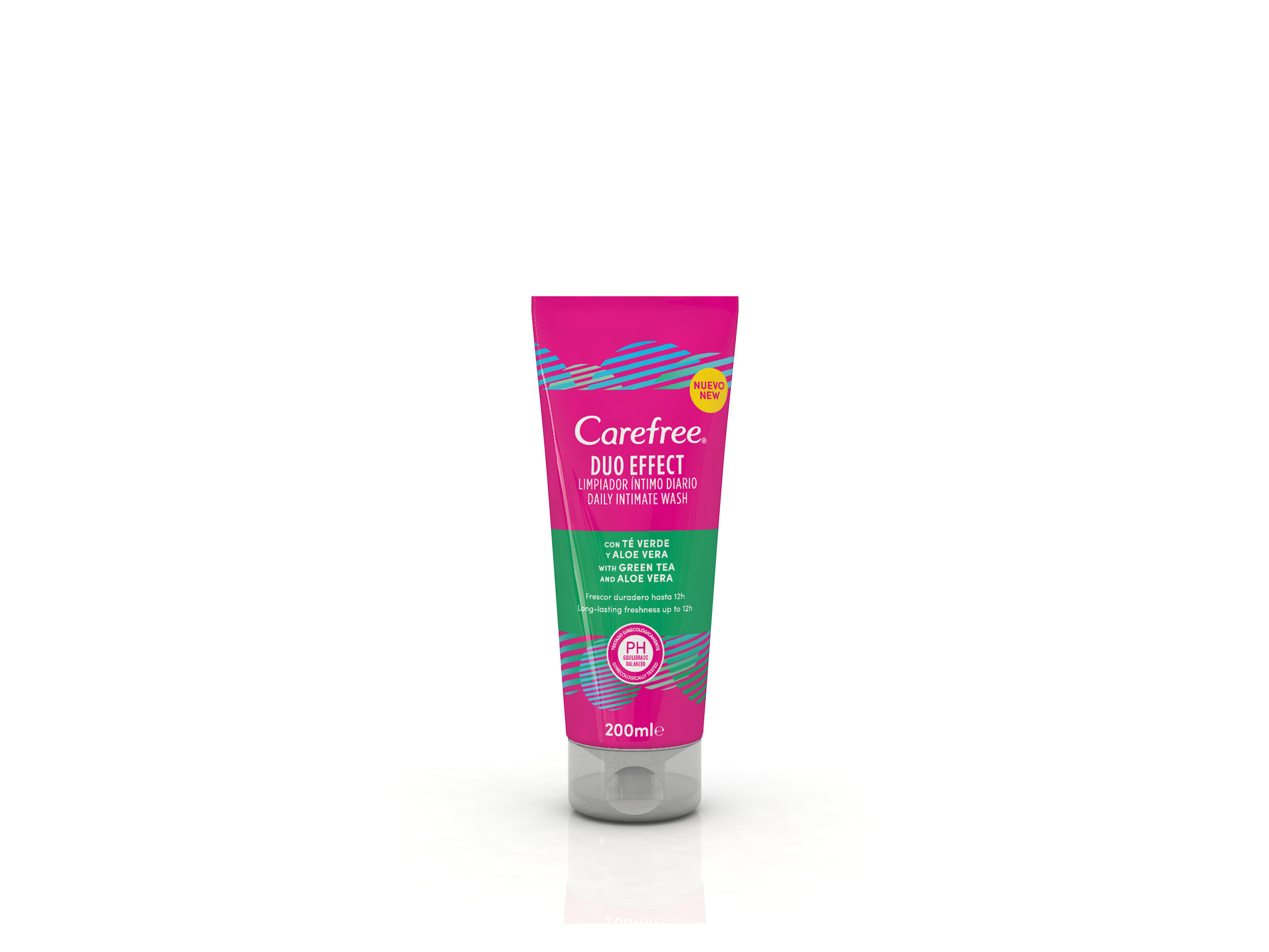 GEL LIMPEZA CAREFREE CH&Aacute; VERDE/ALOE 200ML image number 0