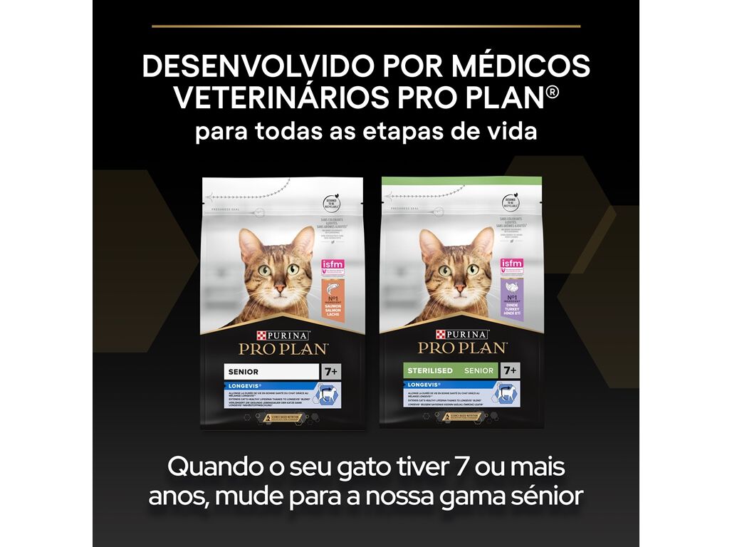 RA&Ccedil;&Atilde;O PARA GATO PRO PLAN ESTERILIZADO SALM&Atilde;O 400G image number 4