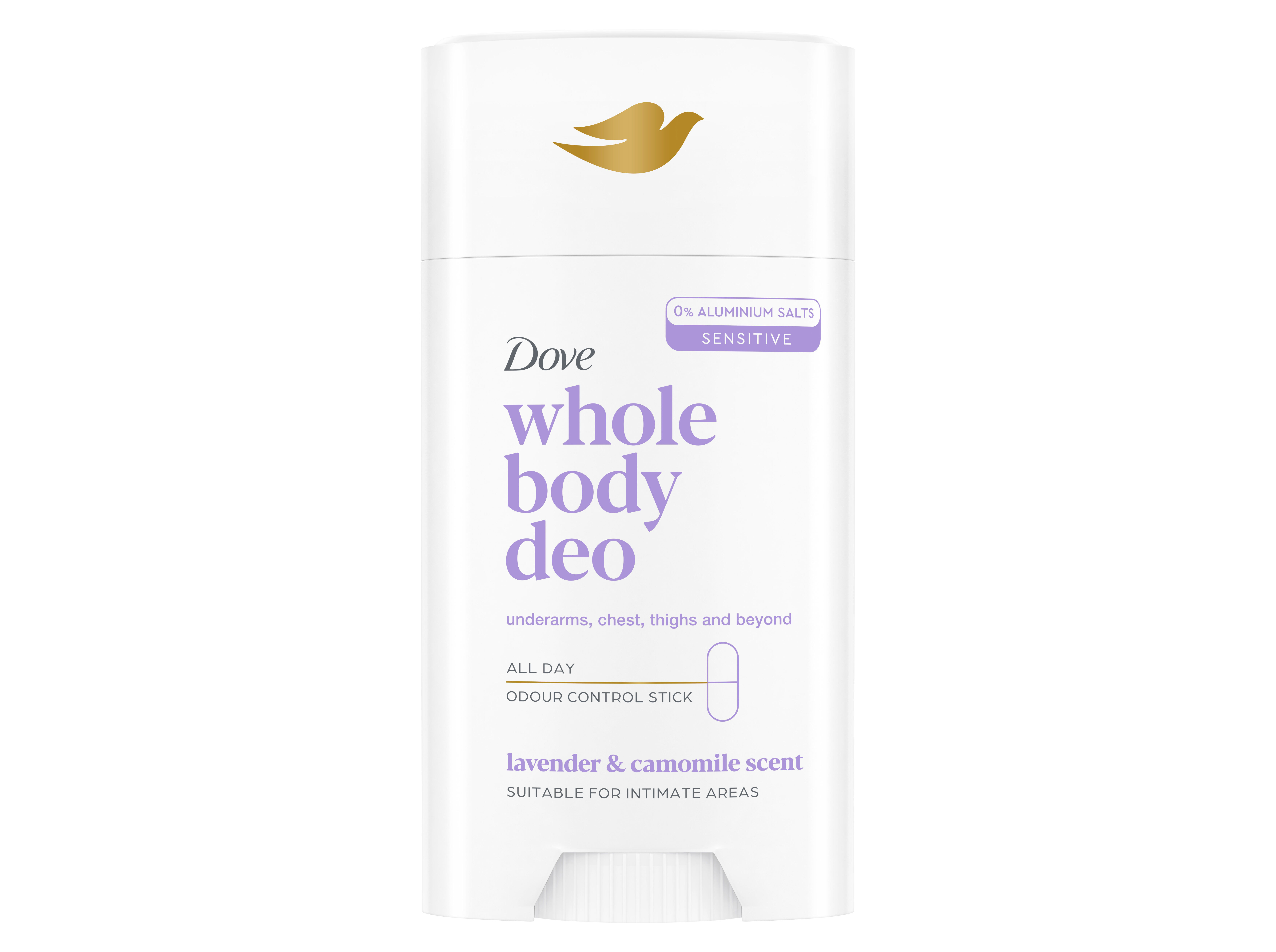 DESODORIZANTE STICK DOVE P/TODO O CORPO LAVANDER 75ML image number 1