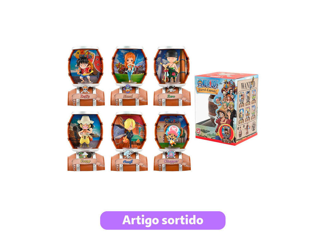 BARRIL SURPRESA ONE PIECE MODELOS SORTIDOS