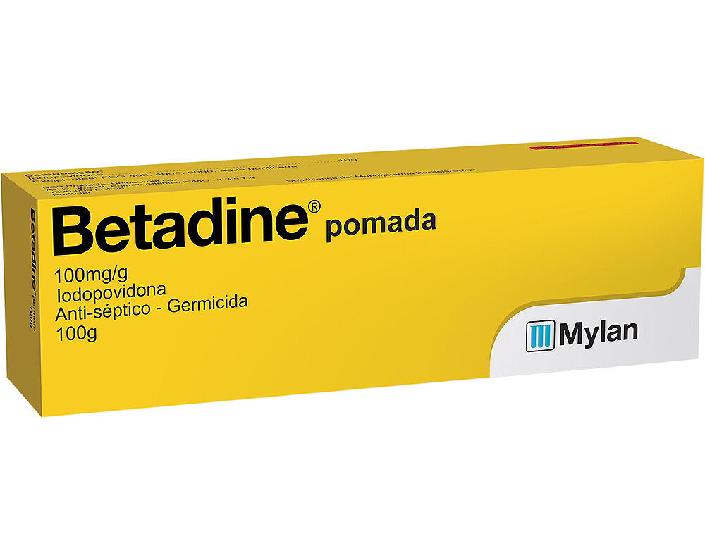 POMADA BETADINE D&Eacute;RMICA 100MG/G 100G image number 0