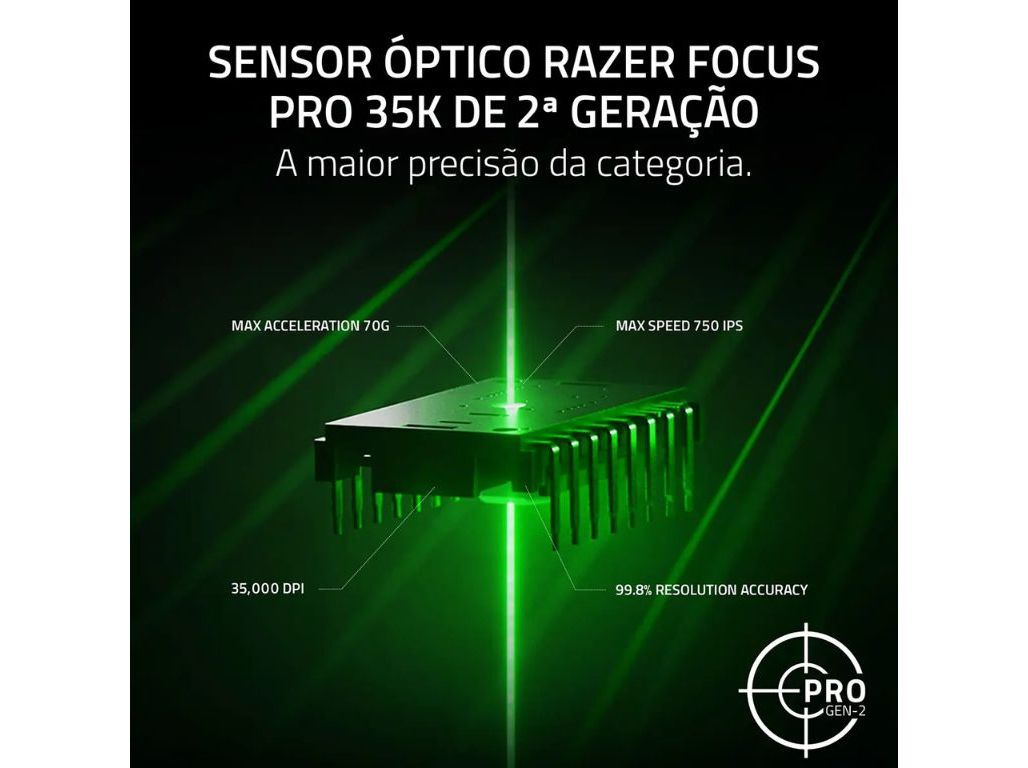 RATO GAMING RAZER VIPER V3 PRO PRETO WIRELESS 35000DPI PRETO image number 5