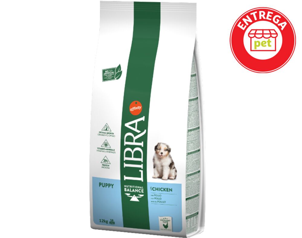 RA&Ccedil;&Atilde;O PARA C&Atilde;O J&Uacute;NIOR LIBRA COM FRANGO 12KG image number 1