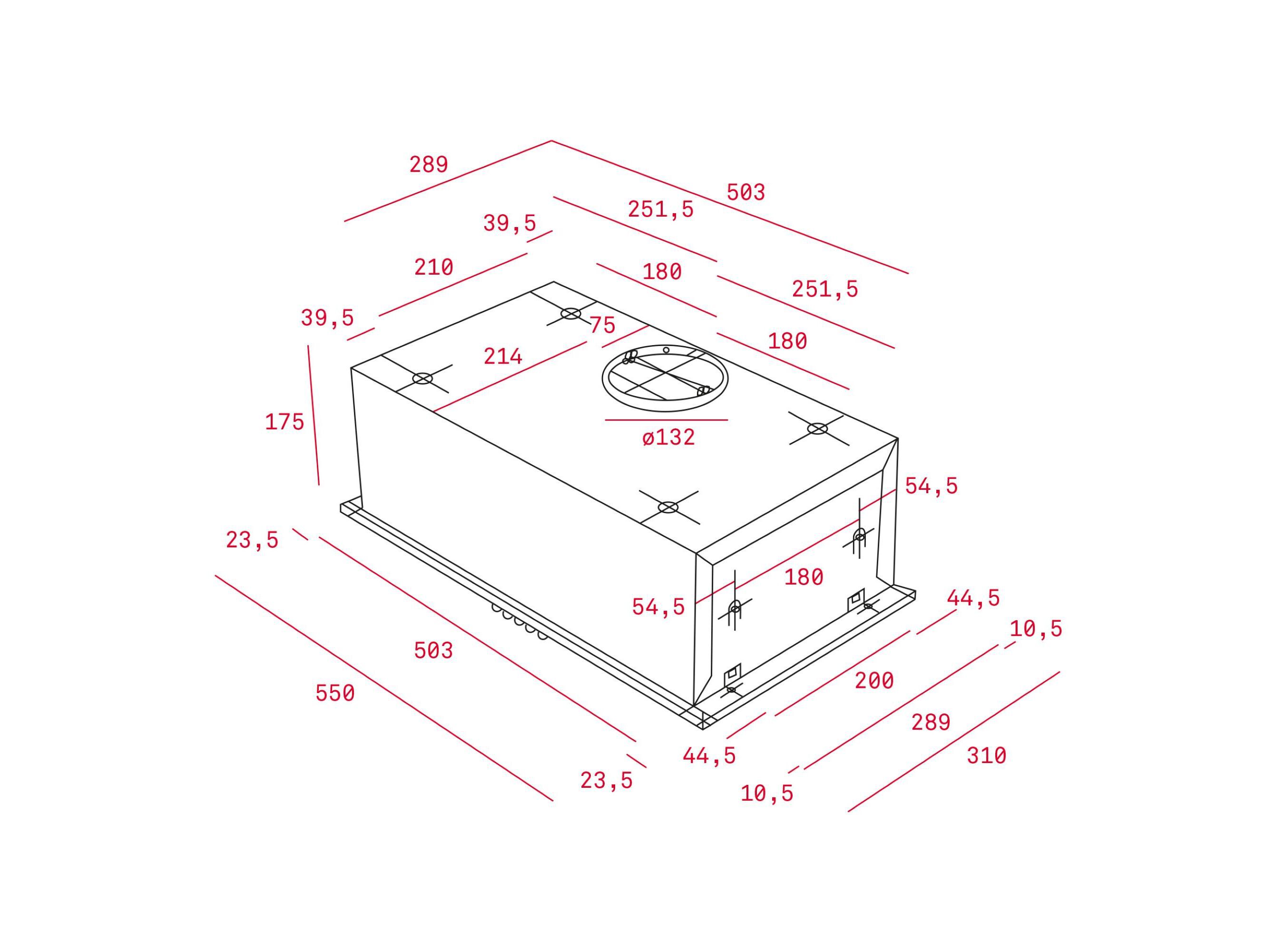 EXAUSTOR TEKA GFH 55 SS INOX D 55CM 315M3H image number 1