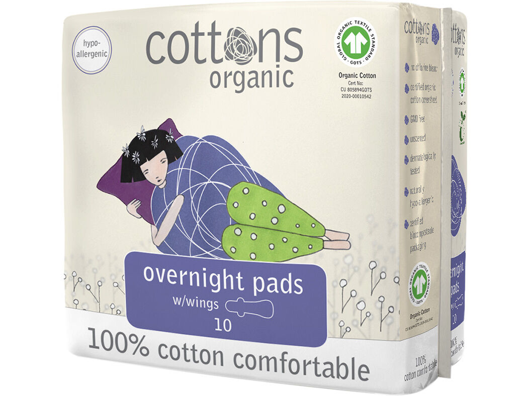 PENSO COTTONS HIGI&Eacute;NICO COM ABAS 100% ALGOD&Atilde;O NOITE 10UN image number 0