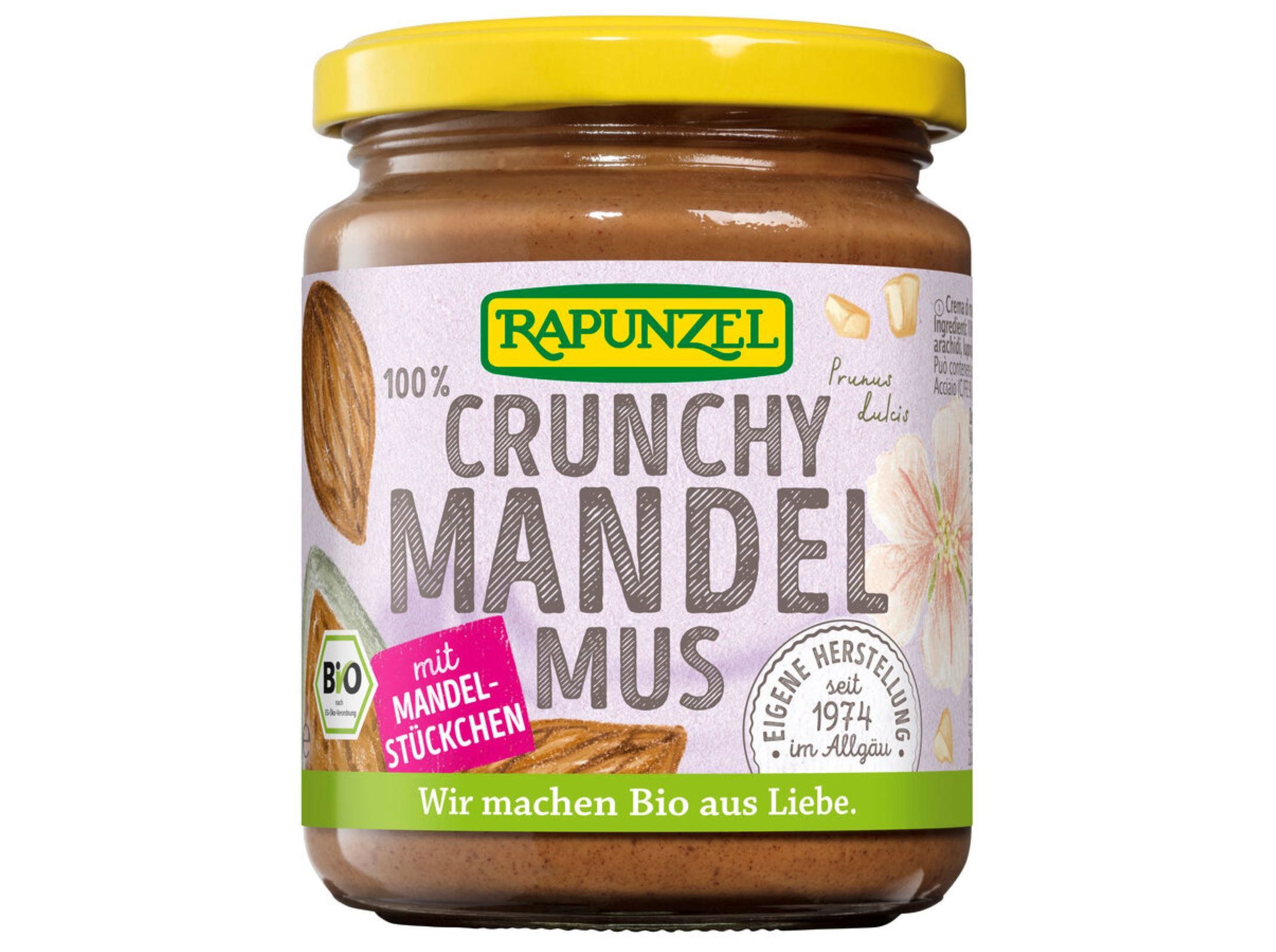 CREME DE AM&Ecirc;NDOA BIO RAPUNZEL CROCANTE 250G