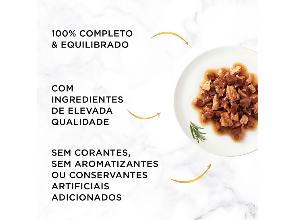 COMIDA H&Uacute;MIDA PARA GATO GOURMET GOLD 12X85G image number 3