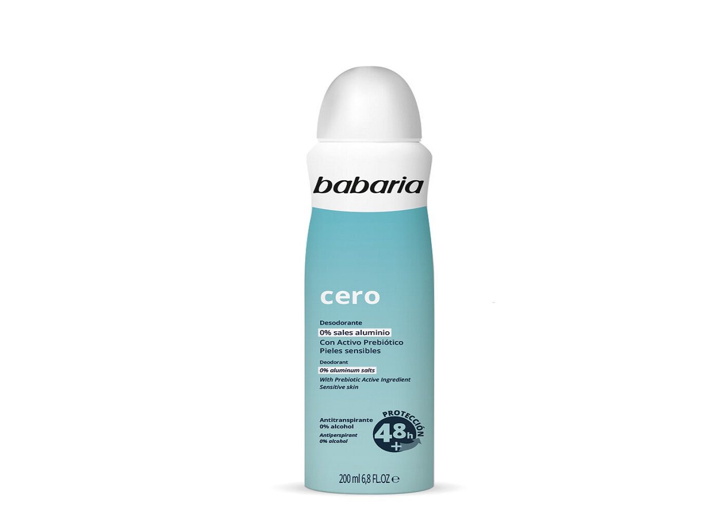DESODORIZANTE SPRAY ZERO BABARIA 200 ML.