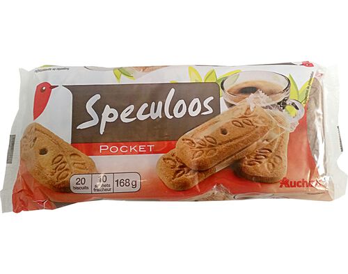 BOLACHA AUCHAN SPECULOOS 168G image number 0