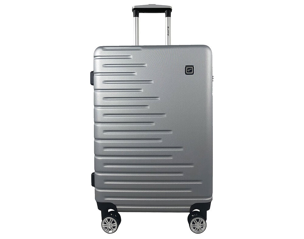 MALA DE VIAGEM M&Eacute;DIA R&Iacute;GIDA AIRPORT CINZENTO 8 RODAS 65CM