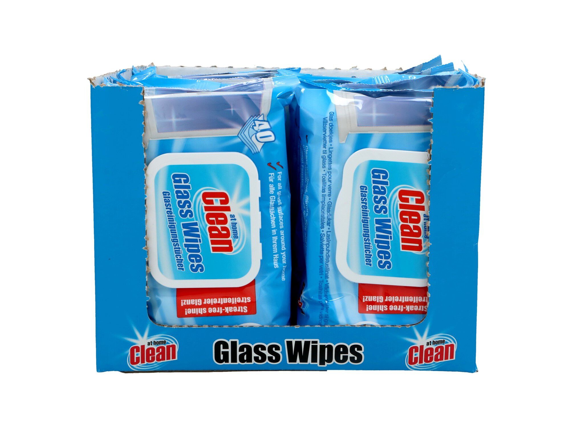 TOALHITAS LIMPA VIDROS AT HOME 40UN image number 1