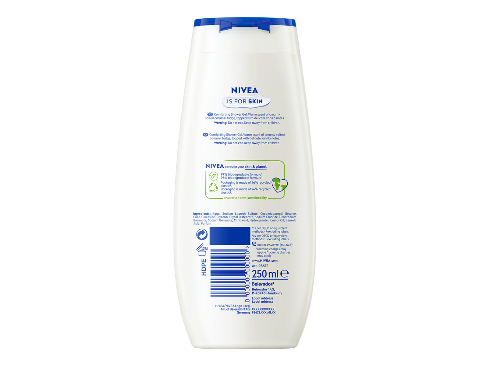 GEL DE BANHO NIVEA ED LIMITADA CARAMEL 250ML image number 3