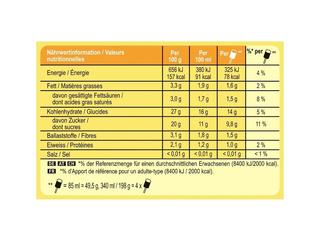 GELADO OL&Aacute; HARIBO PUSH-UP 4X85ML image number 1
