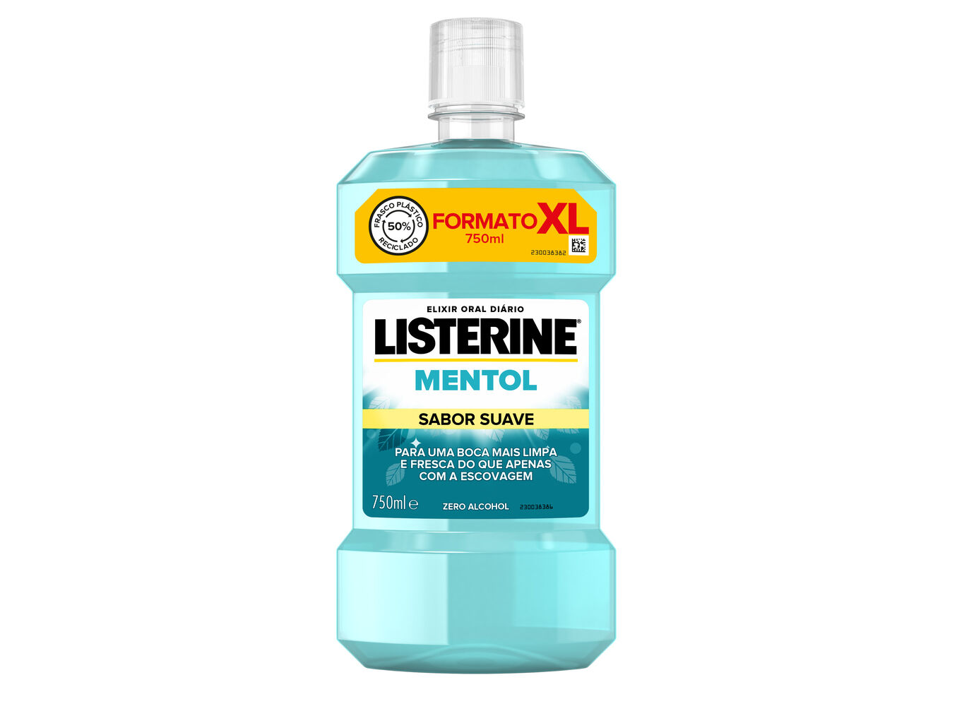 ELIXIR LISTERINE MENTOL SUAVE 750ML image number 0