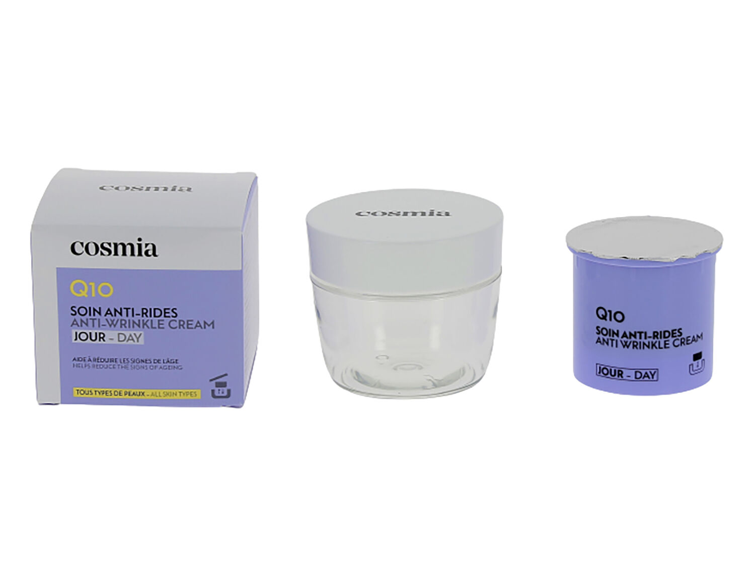 CREME DE ROSTO ANTIRRUGAS COSMIA Q10 DIA 50ML image number 2