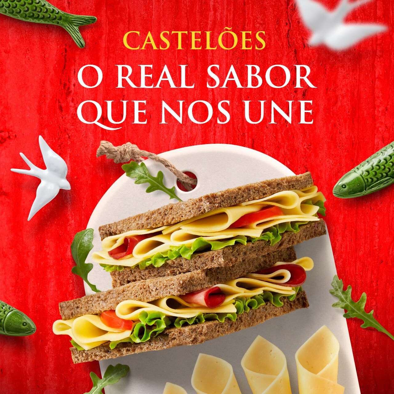 QUEIJO CASTEL&Otilde;ES FATIAS 2X200G image number 1