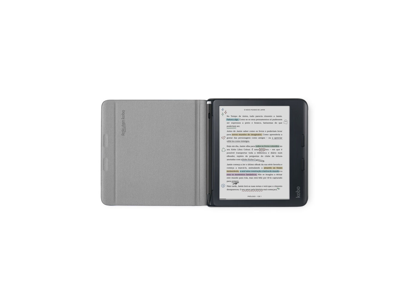 CAPA E-BOOK KOBO LIBR N SPCOVER 7" PRETO image number 1