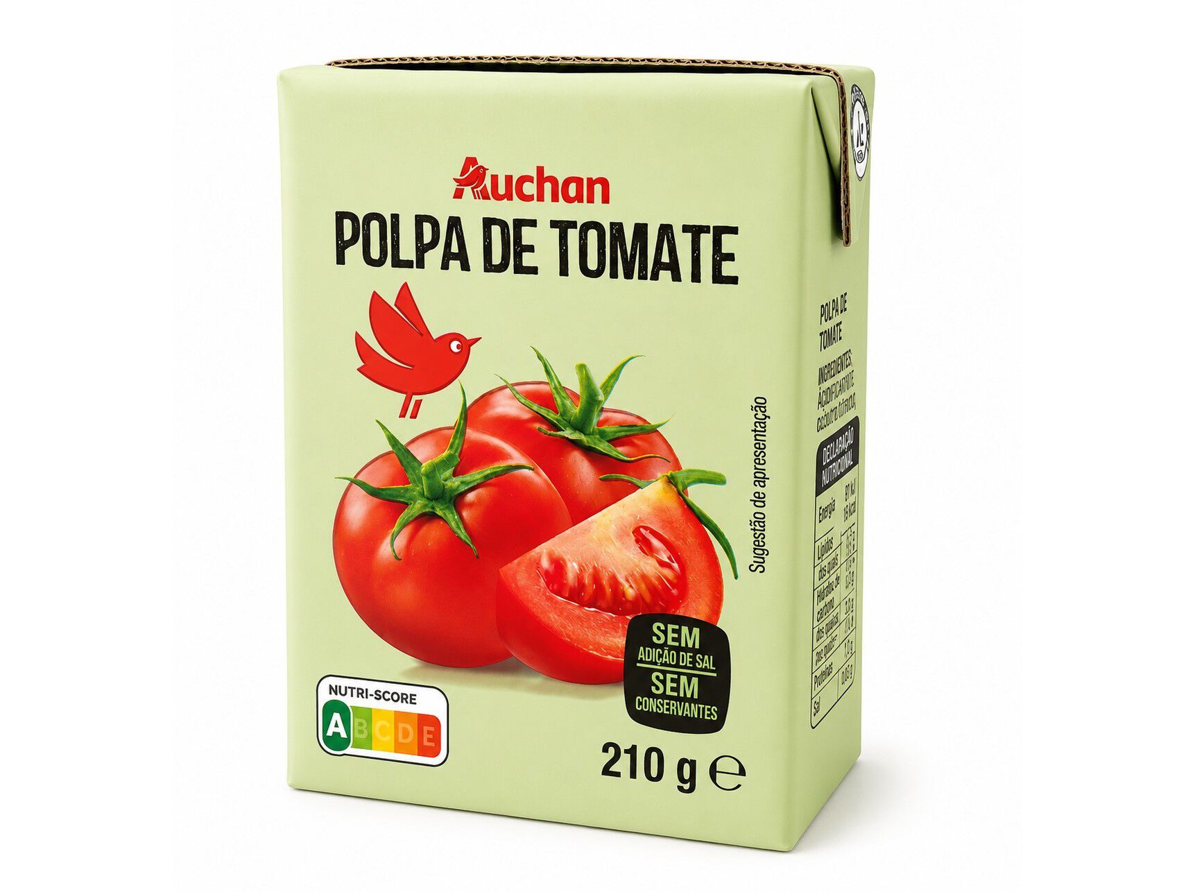 POLPA DE TOMATE AUCHAN 210G image number 0
