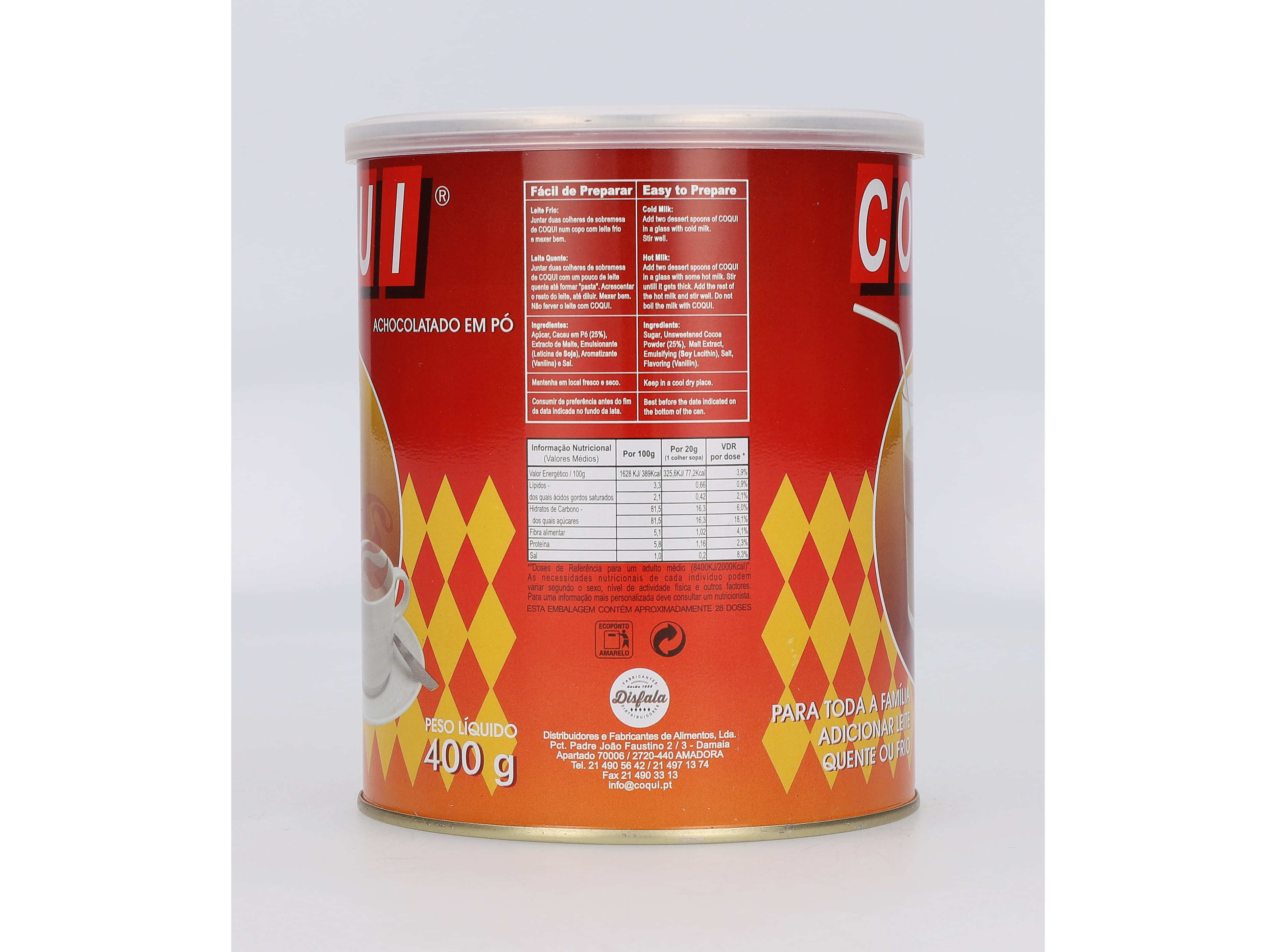 CHOCOLATE COQUI 400G image number 1