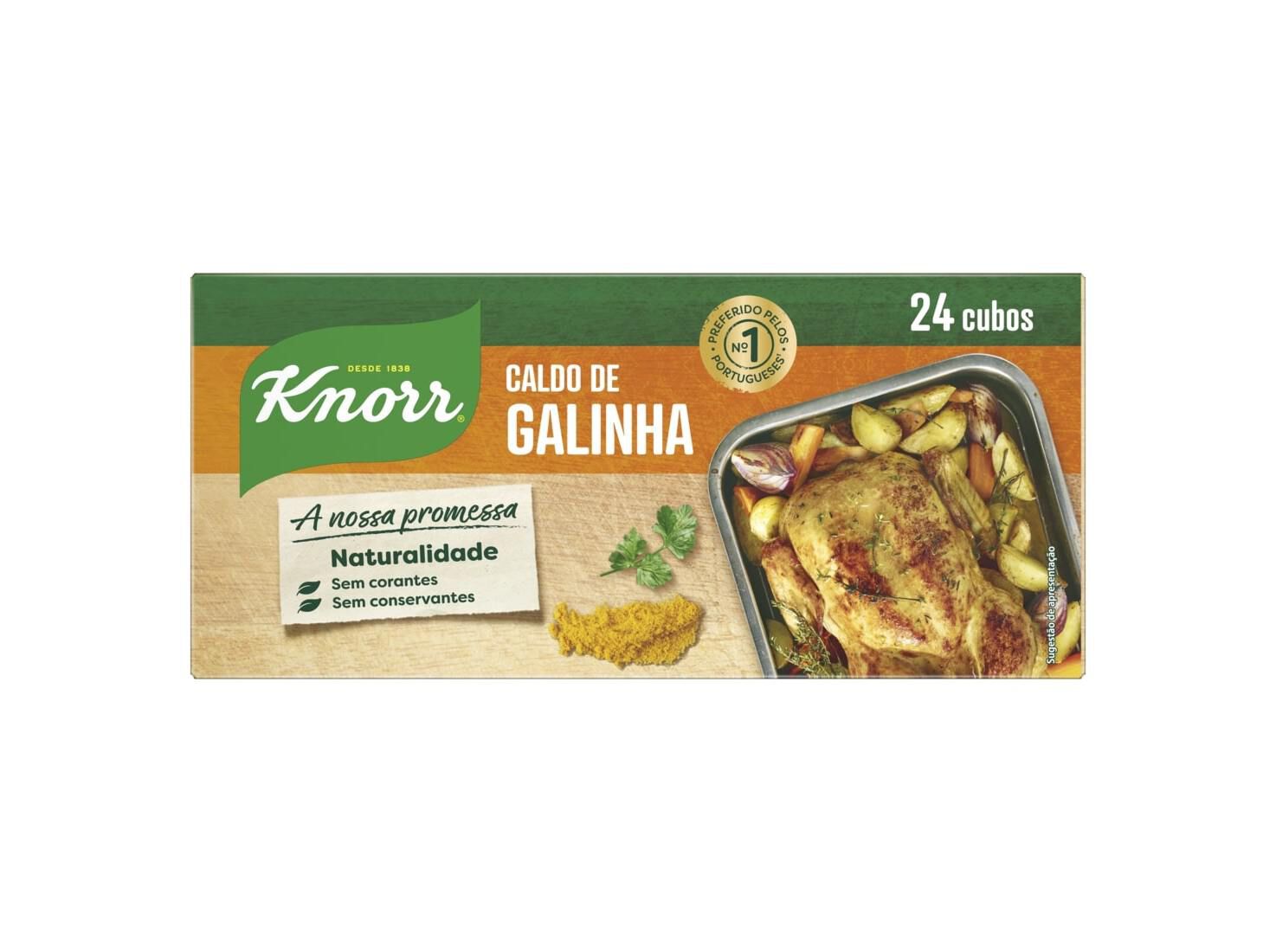 CALDO KNORR GALINHA 24 CUBOS 240G image number 1