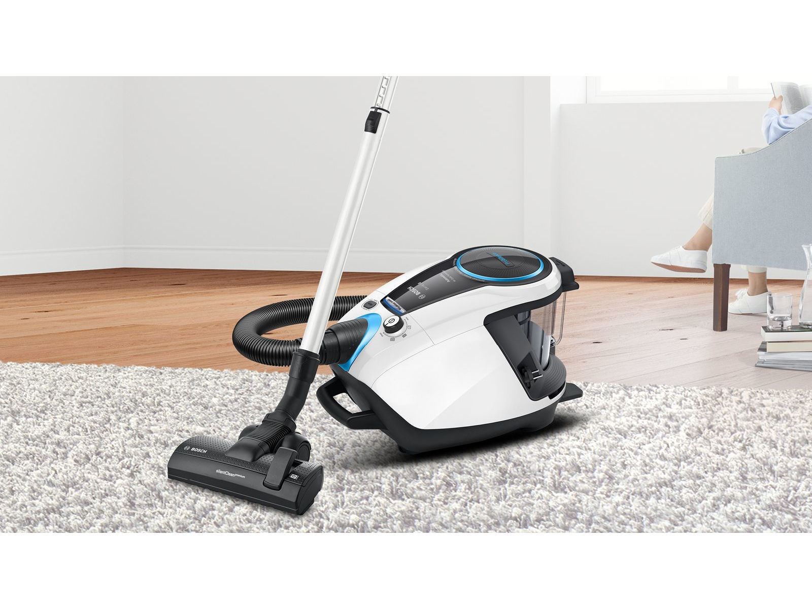 ASPIRADOR SEM SACO BOSCH BGS7SIL1 BRANCO 650 W image number 3