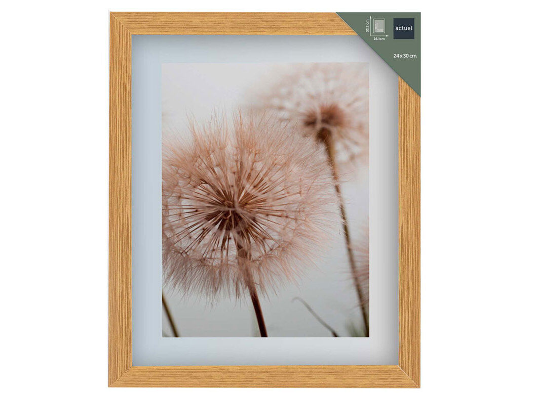 MOLDURA MDF ACTUEL NATURA 24X30CM