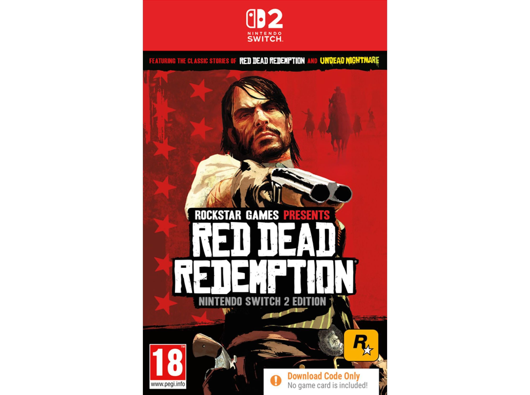 JOGO NINTENDO SWITCH 2 RED DEAD REDEMPTION TAKE 2 (C&Oacute;DIGO DIGITAL) image number 0
