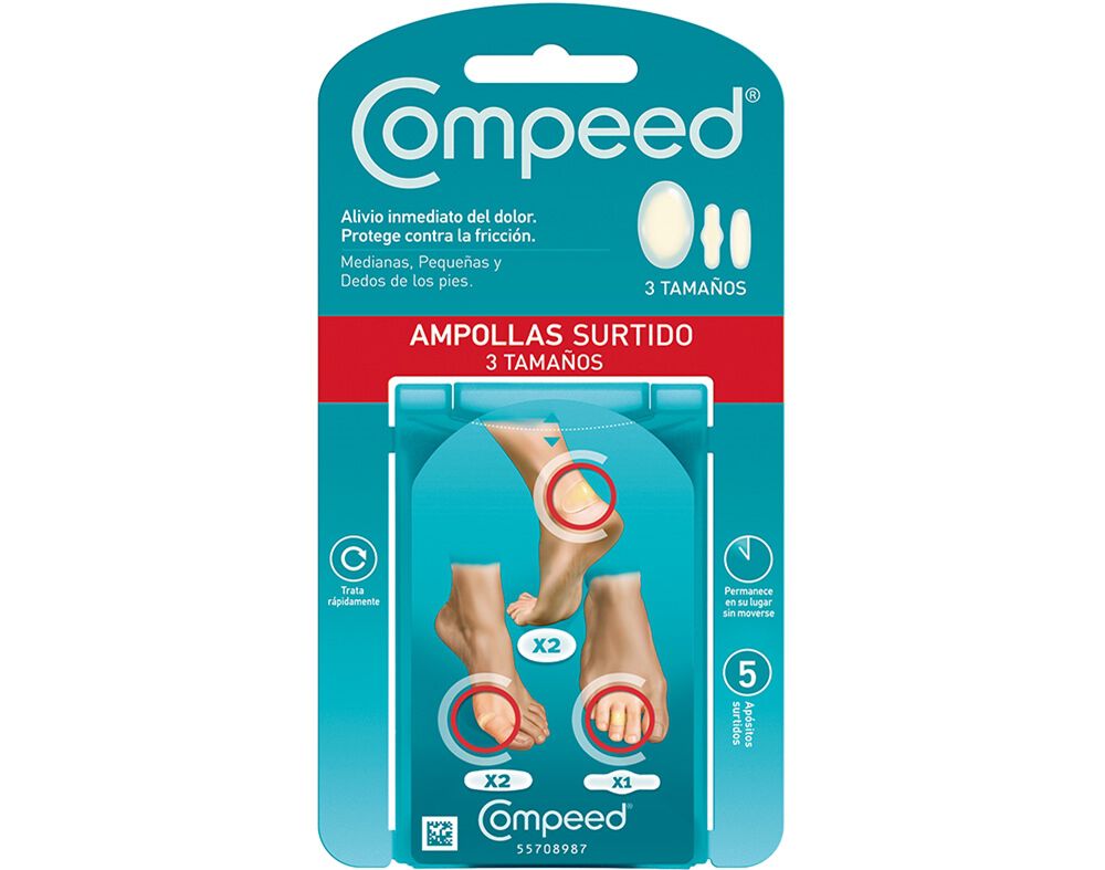PENSOS COMPEED BOLHAS SORTIDO 5UN image number 0