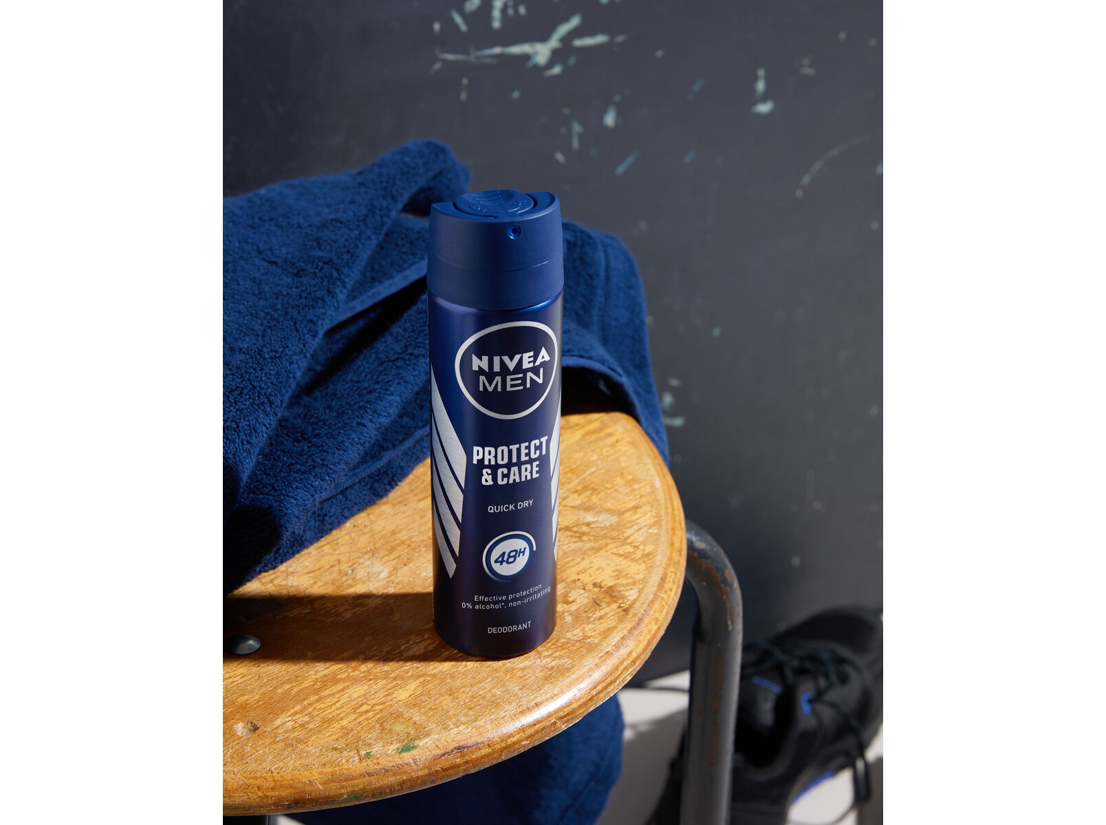 Desodorizante Spray Protect & Care NIVEA MEN 150 ml image number 2