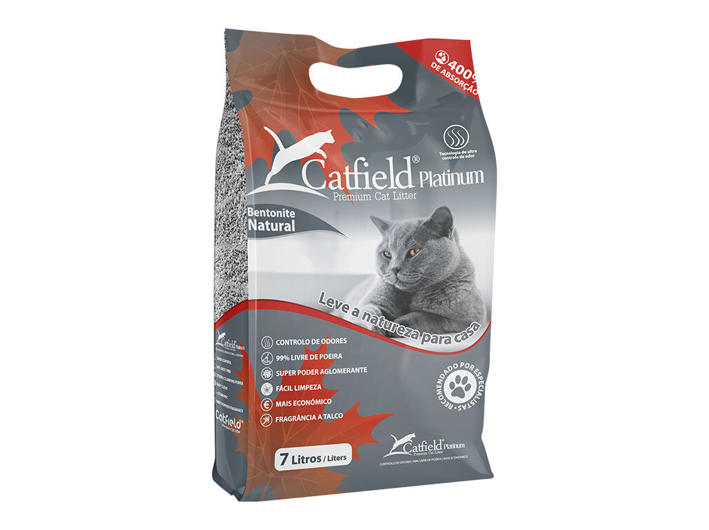 AREIA AGLOMERANTE CATFIELD PLATINUM 7L