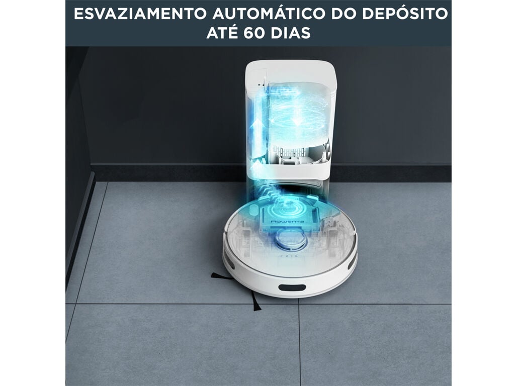 ASPIRADOR ROBOT ROWENTA X-PLORER 75S+ ANIMAL & ALLERGY RR8597WH 2 EM 1 image number 4
