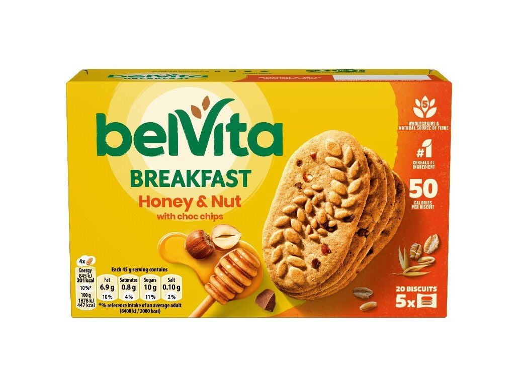 BOLACHA BELVITA MEL E AVEL&Atilde; 225G image number 0